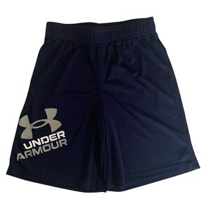 EUC Boys Navy Under Armour Shorts 7